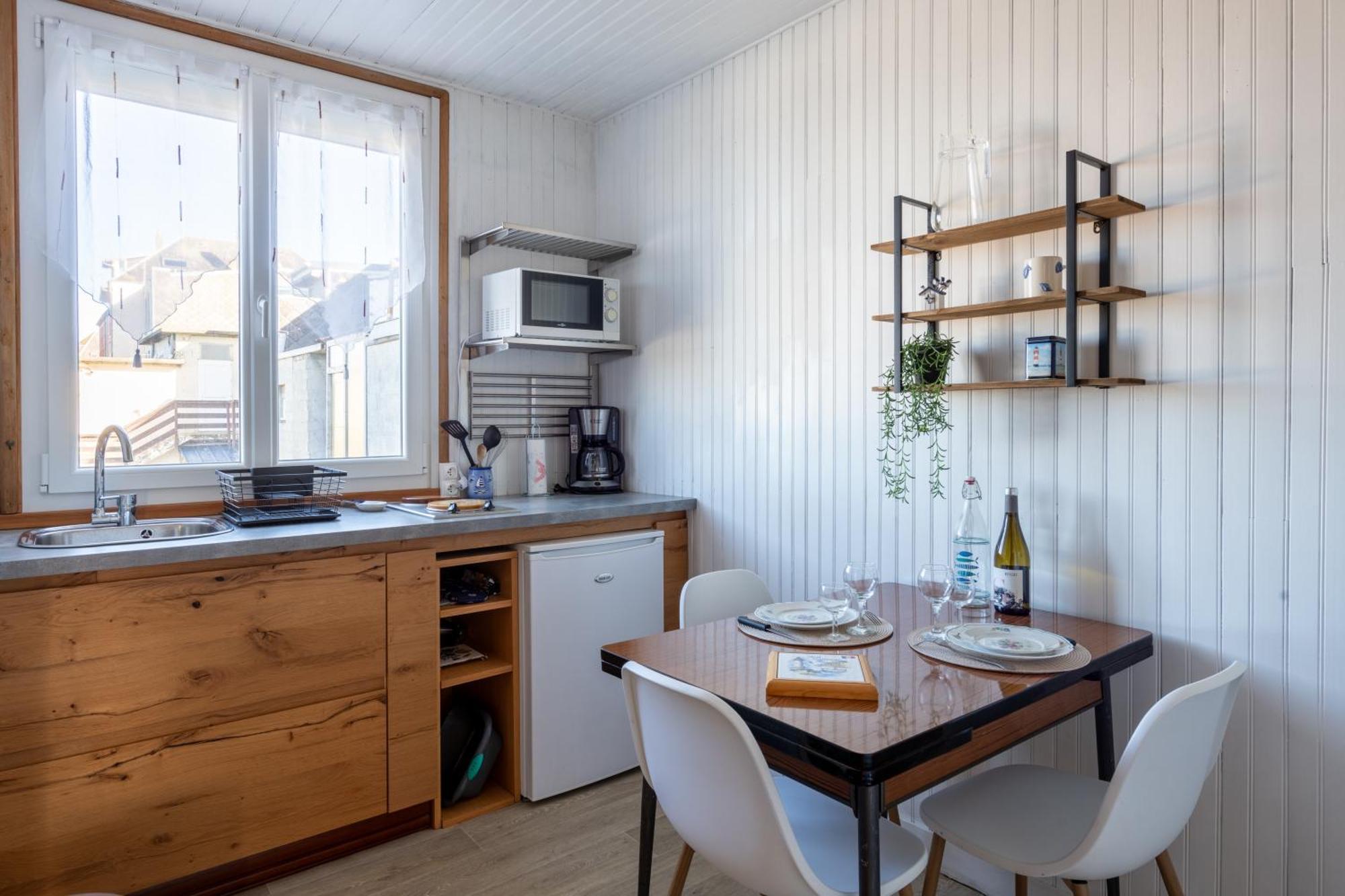 L'Echappee Bleue - Appt Pour 4 Vue Mer Ault Exterior photo